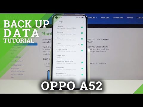 How to Enable Google Backup in OPPO A52 – Backup Data to Google Drive
