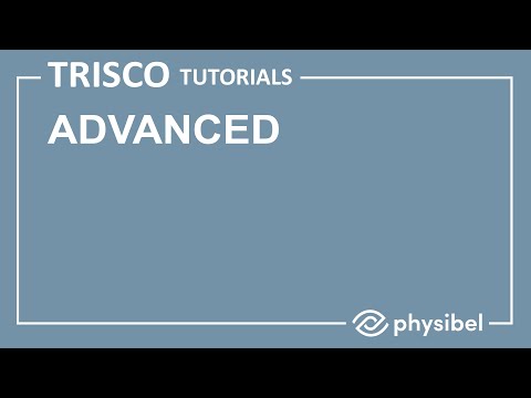 Physibel TRISCO Tutorials : Advanced Modelling Tools