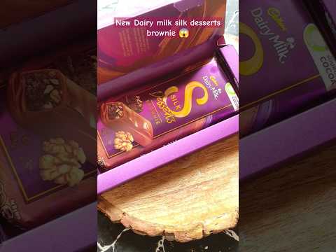 New Dairy milk silk desserts brownie| Dairy milk silk #ashortaday #shortaday #chocolate #trending