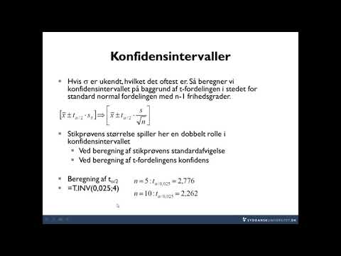 Lektion 4-6 Konfidensintervaller