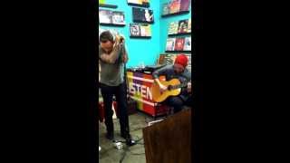 Dave Hause "Bricks". M-Theory Music In-Store Performance. San Diego, CA 10/14/2013