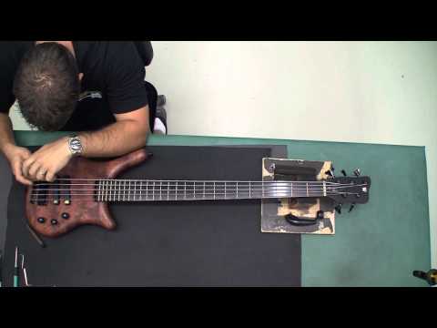 Warwick 2-Piece Bridge & Tailpiece (4-String) German-made Black (Free shipping!) image 8