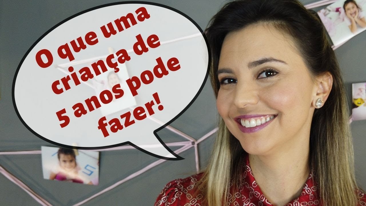 Tarefas para crianças de 5 anos