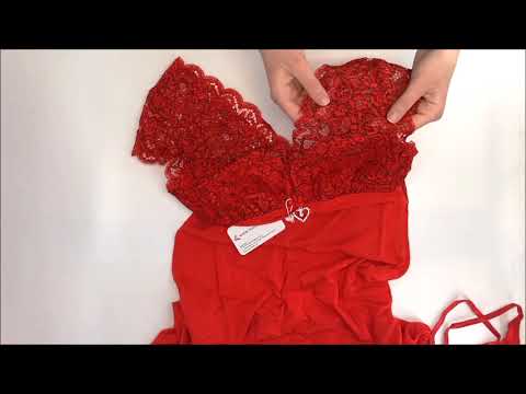 Vzrušující košilka Crossina red - LivCo Corsetti