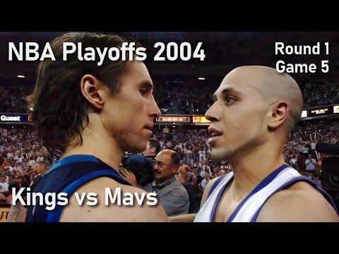 NBA Playoffs 2004 Western Conference 1st Round: Sacramento vs Dallas  Game 5