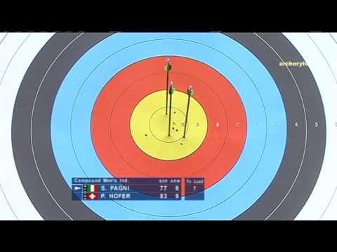 Sergio Pagni v Patrizio Hofer – compound men semifinal | Copenhagen 2009 Archery World Cup Final