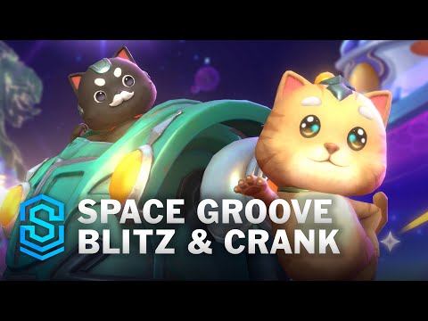 Space Groove Blitzcrank Wild Rift Skin Spotlight