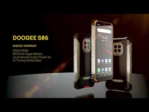 DOOGEE S86 Rugged Smart Phone HelioP60 Octa Core Android 10