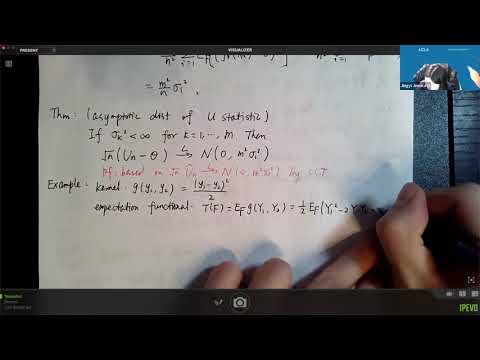 STATS 203 - Large Sample Theory - Lecture 18 (Asymptotic Distribution of U Statistic; Bootstrap)