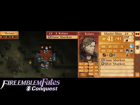 Fire Emblem Fates Conquest Lunatic Blind Chapter 17