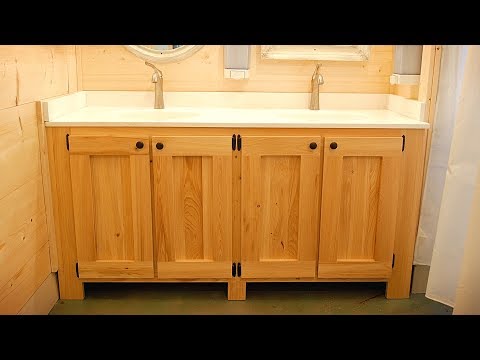 How to build a wooden bathroom vanities?