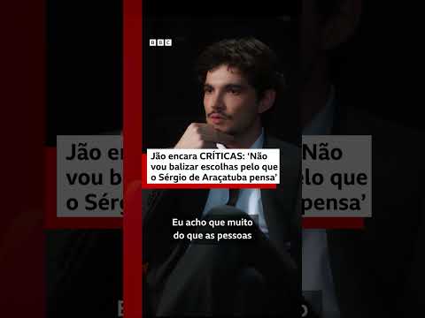 Jão encara críticas: ‘Não vou balizar escolhas pelo o que o Sergio de Araçatuba pensa’