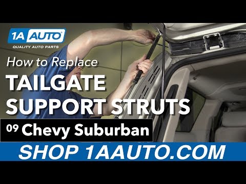 How to Replace Tailgate Support Struts 07-14 Chevy Suburban