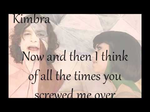Gotye- Someboy that I used to know (feat. Kimbra) Lyric video