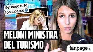 Meloni si prende il ministero del Turismo dopo il passo indietro forzato di Santanché