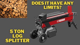What are the Limitations of Harbor Freight's Central Machinery 5 Ton Log Splitter