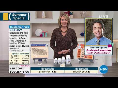 Circulation and Vein Support for Healthy Legs  30 Capsul...