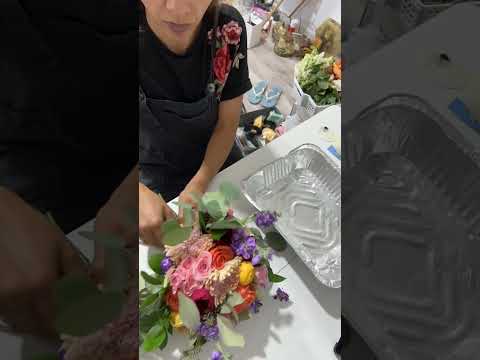 Deconstructing Tamara's Bridal Bouquet. Will Turn into Charcuterie Board