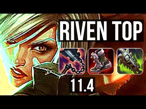RIVEN vs IRELIA (TOP) | Rank 1 Riven, 5/0/0, 700+ games | EUW Challenger | v11.4