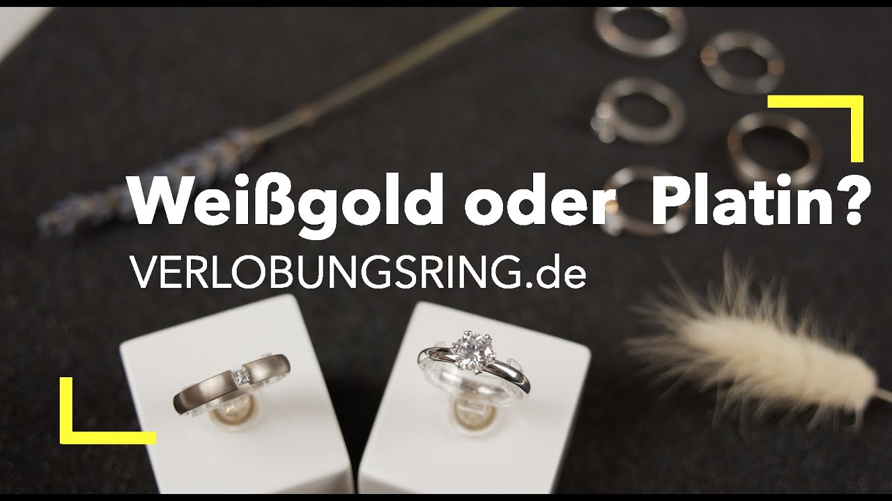 Weißgold oder Platin Welches Edelmetall für meinen Verlobungsring