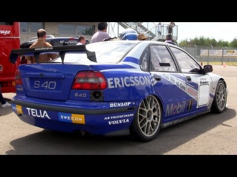 1999 Volvo S40 BTCC Race Car - Start Up, Fly Bys & N/A 5-Cylinder Engine Sound!