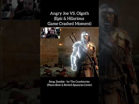 Angry Joe VS Olgoth (Epic & Hilarious Game Crashed Moment)