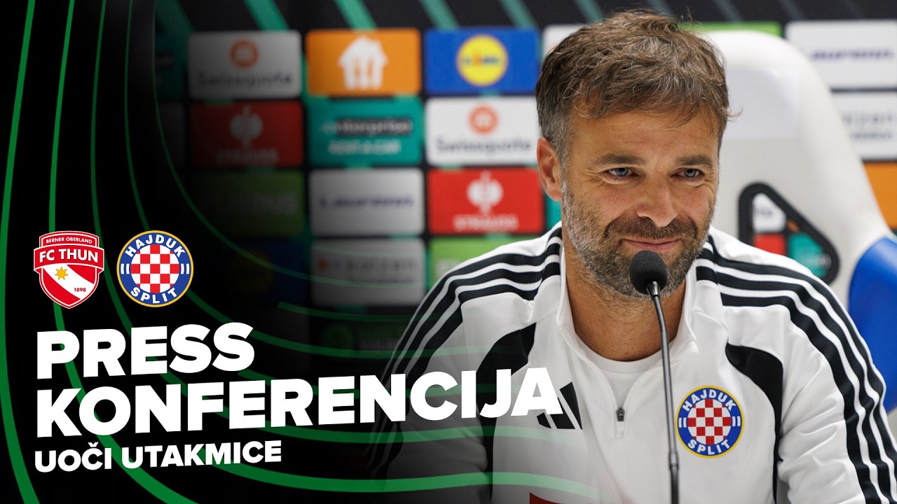 Gonzalo Garcia i Khalil Fayad stali su pred medije i najavili utakmicu Thun – Hajduk