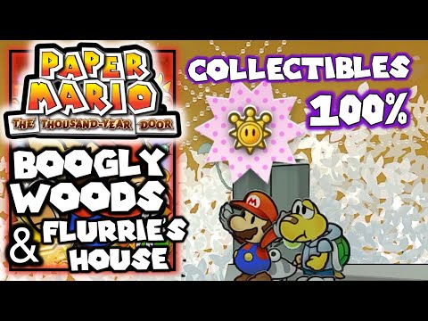 Boggly Woods & Flurrie’s House All Star Pieces & Shine Sprites - Paper Mario The Thousand Year Door