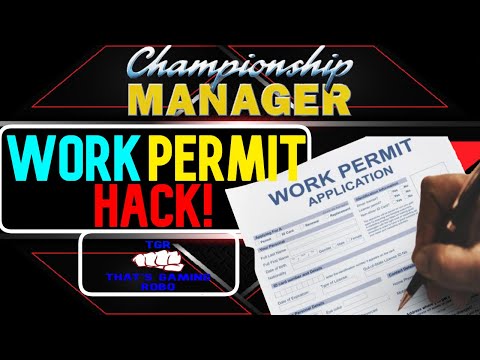 Championship Manager 01/02 The Best Work Permit Hack - #CM0102 #CM0102Cheats #CM0102WorkPermit