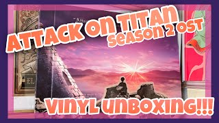 Attack on Titan Vinyl Unboxing - Season 2 OST Deluxe Edition Box Set (Anime Soundtracks on Vinyl)