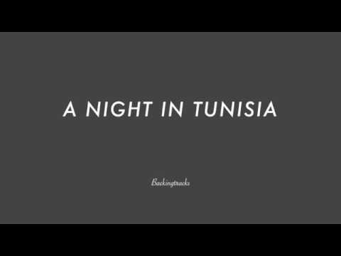 A NIGHT IN TUNISIA chord progression (no piano) - Jazz Backing Track - Play Along - BGM