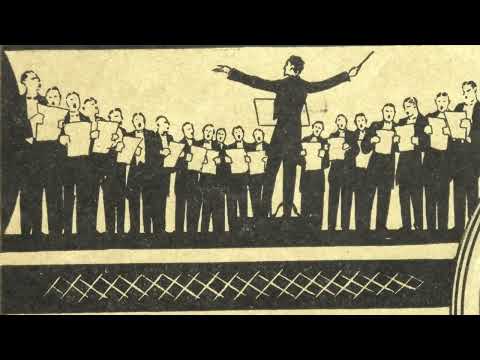 Deutsches Mannerchor: Aus die jugendzeit. (ca 1960).