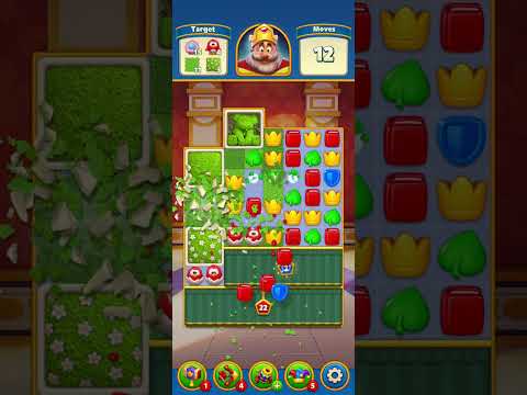 Statisfying Destroy Royal Match Level 1843 #games #royalmatch #music #short #statisfying #destroy