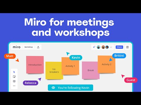 Introducing Miro for meetings and workshops