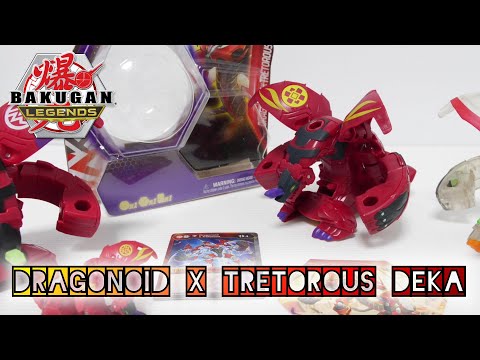 PYRUS-DARKUS DRAGONOID x TRETOROUS DEKA Pack | Bakugan Legends | BAKUGAN UNBOX