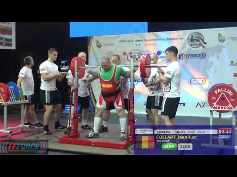 European Masters Classic Championships - Men M3 -120..120+kg, M2 -59..-74kg