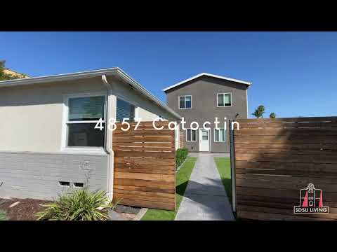 4BD/2BA, Private Yard! property video