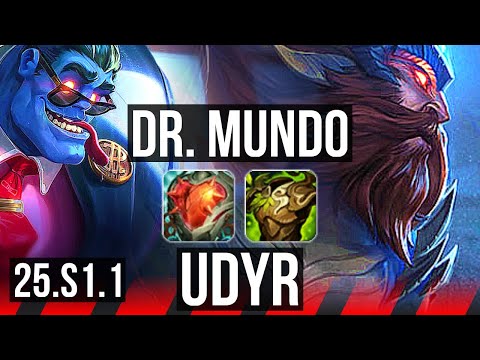 DR. MUNDO vs UDYR (TOP) | KR Master | 25.S1.1