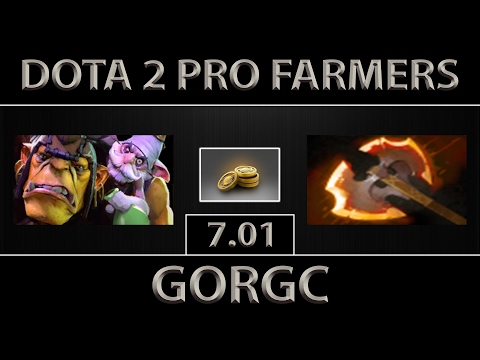 Gorgc Alchemist Fast Farm ► Battle Fury Rush ► Dota 2 [7.01]