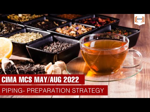 CIMA MCS May/Aug 2022 - Piping - Preparation Strategy