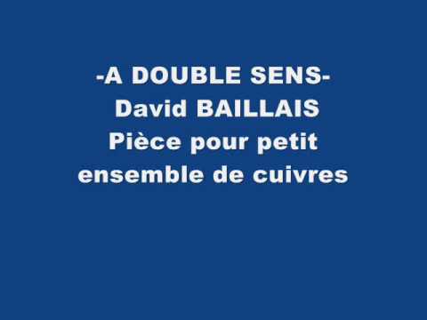 A DOUBLE SENS - David BAILLAIS