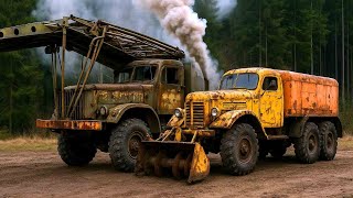 BRUTAL Soviet Truck Challenge – Will They Start After 40 Years?