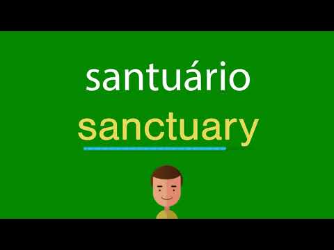 Como dizer santuário em inglês