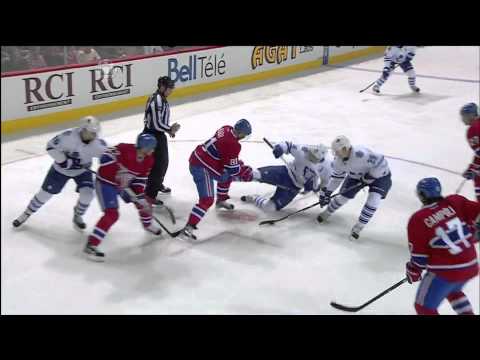 Matt Frattin Scores - Leafs @ Canadiens - 03/03/2012