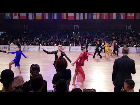 Miroslav Bonev - Emiliya Dzhelebova BUL |2018| World Youth La | Cha cha