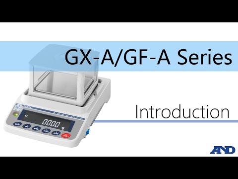 Balance analytique gamme Apollo séries GX-A/GF-A - A&D