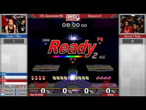 CFL Smackdown 95 Melee - Colbol + Ridz vs Gahtzu + Kaike - Doubles Losers Finals