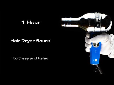 Hair dryer Sound 80 | 1 Hour Visual ASMR | White Noise to Sleep Video