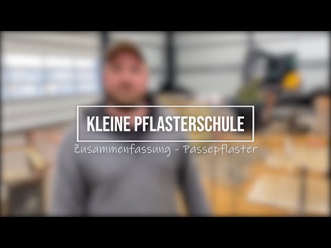 Kleine Pflasterschule - Passepflaster: Zusammenfassung