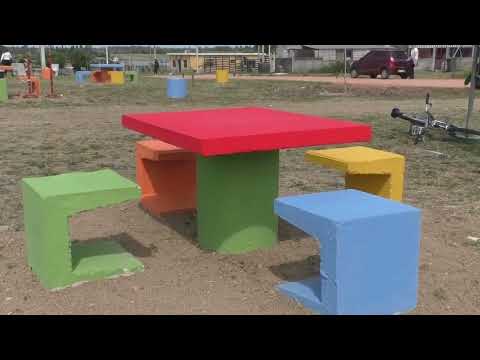 Se inauguró la plaza Raíces 213 en Villa El Estanque en la ciudad de Pando